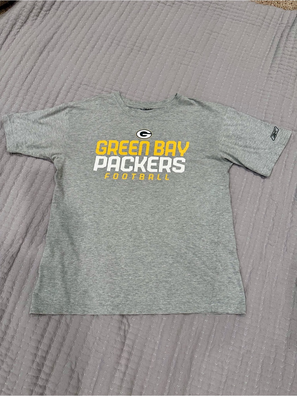 Women's Gray Short Sleeve Green Bay Packers Tee